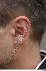 Ear Man White Casual Slim Street photo references